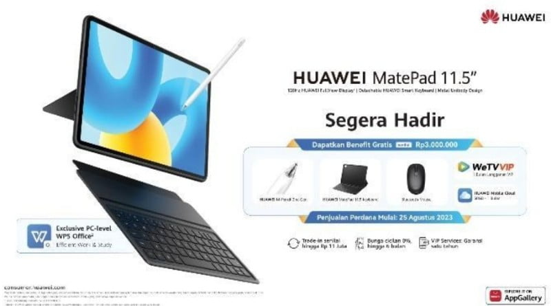 HUAWEI MatePad 11.5: Tablet Terbaru dengan Kombinasi Optimal antara Software dan Hardware