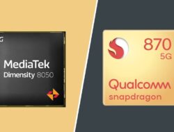 Duel Chipset MediaTek Dimensity 8050 Melawan Qualcomm Snapdragon 870