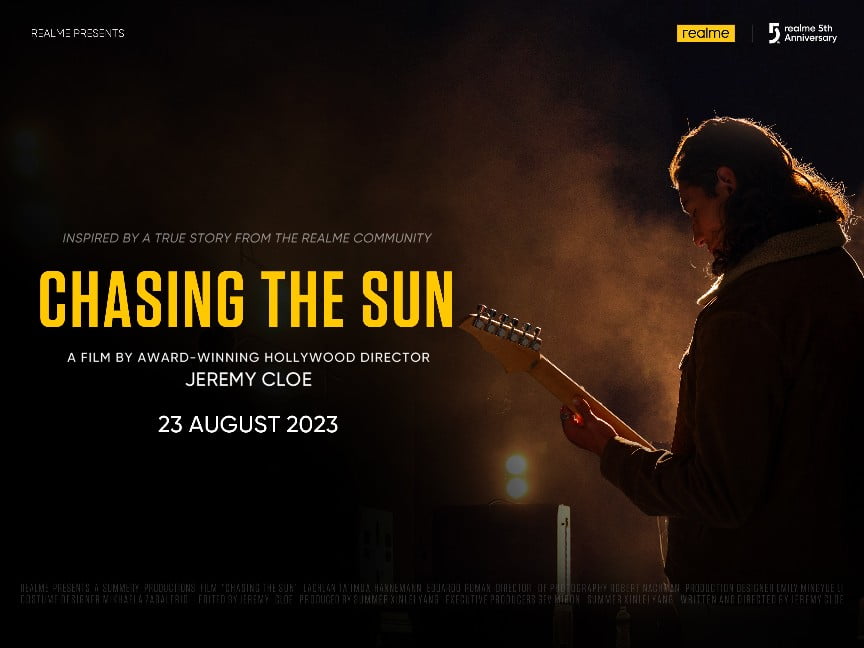 realme Meriahkan Ulang Tahun ke-5 dengan Peluncuran Film Inspiratif "Chasing the Sun"